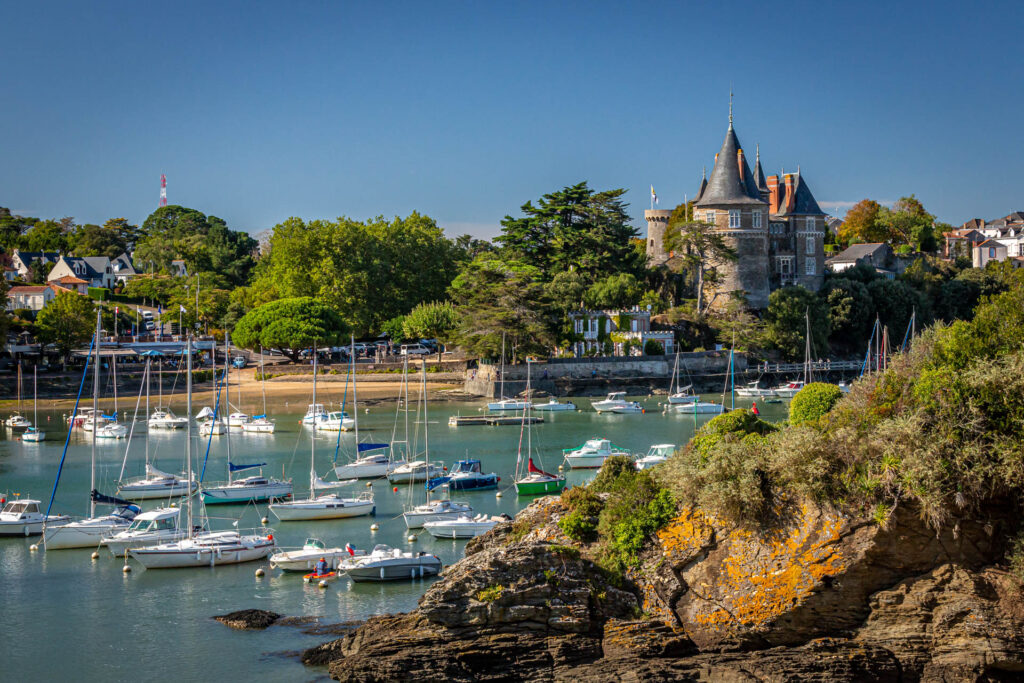 Château de Pornic et la côte atlantique